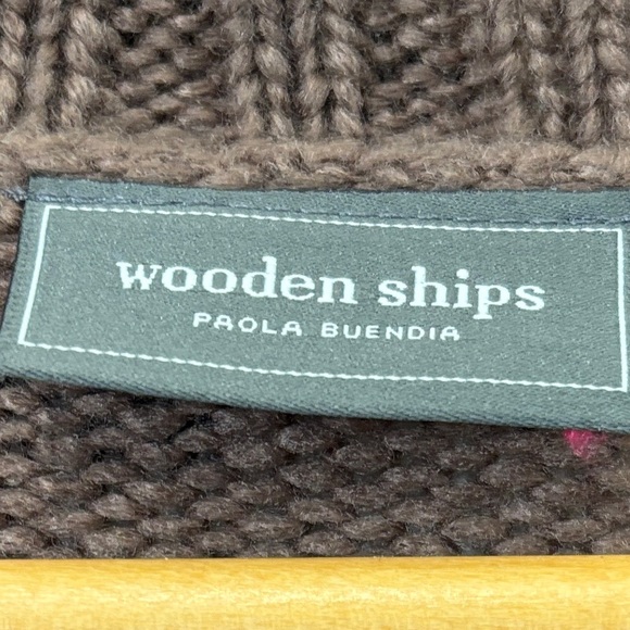 Wooden Ships Brown Leopard Print Sweater - Picture 4 of 4